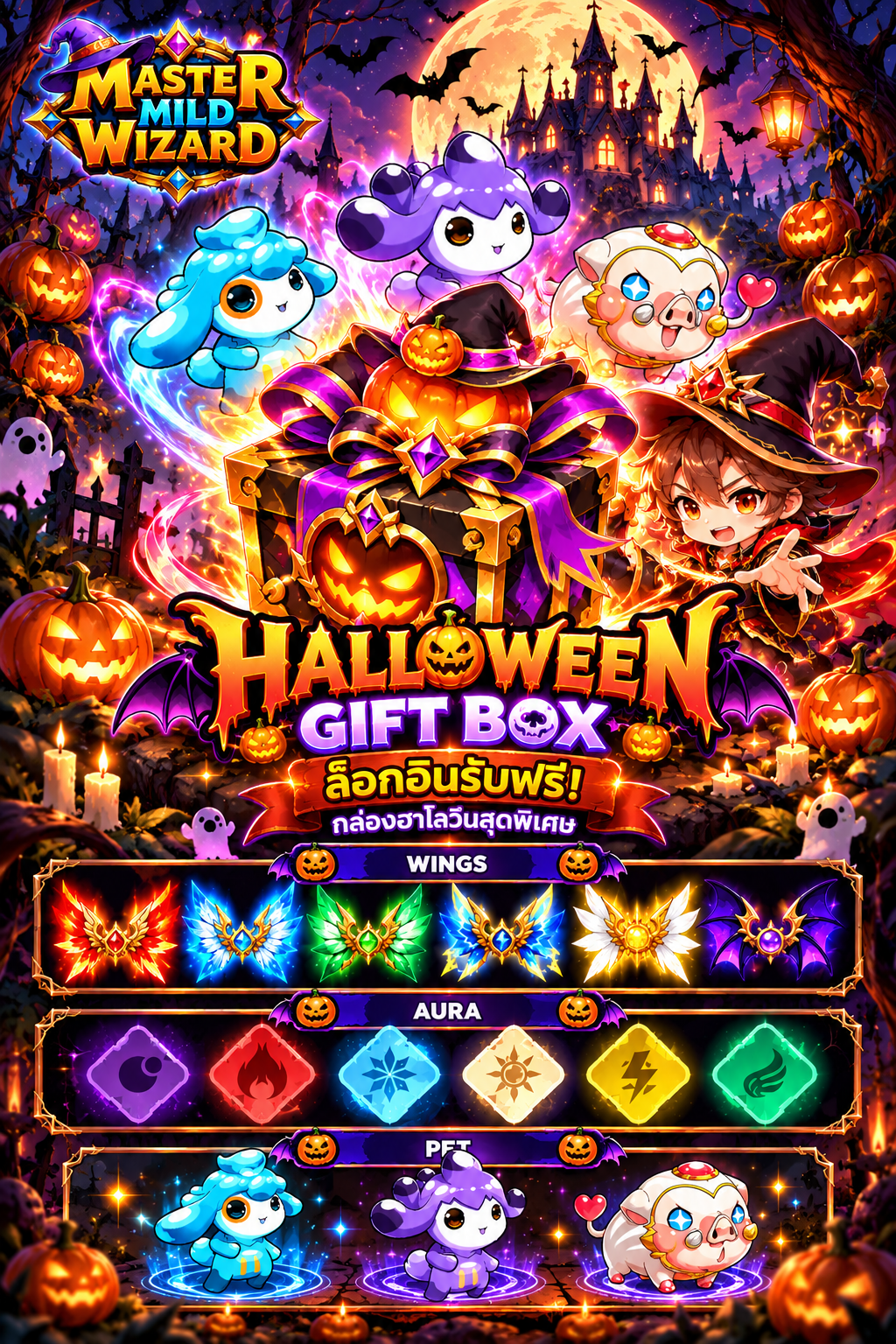 Master Mild Wizard Halloween Event